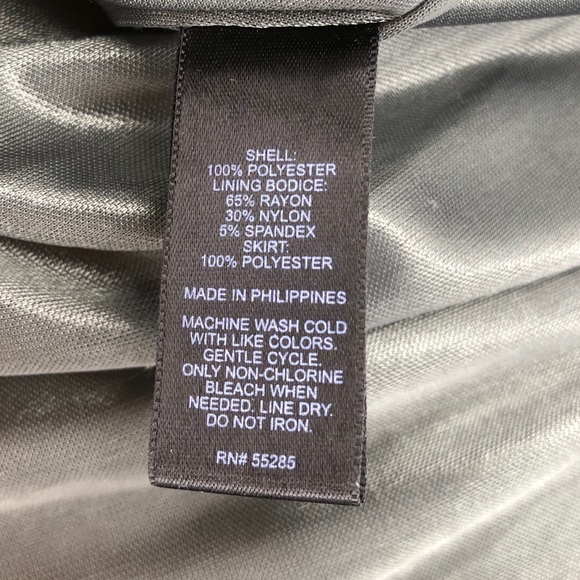 Express Strapless Gray Dress Size Small - Picture 6 of 8